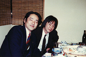 お互い30代の髙山文彦氏と筆者 お互い30代の髙山文彦氏と筆者