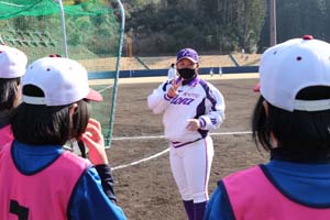 女子硬式野球体験会を開催