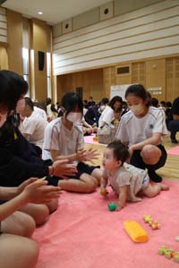 赤ちゃん授業実施