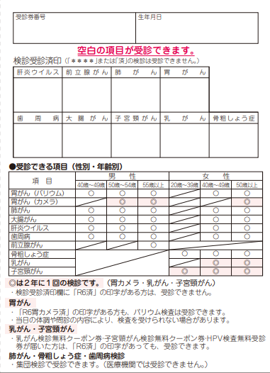 R7がん検診表真ん中 R7がん検診表真ん中